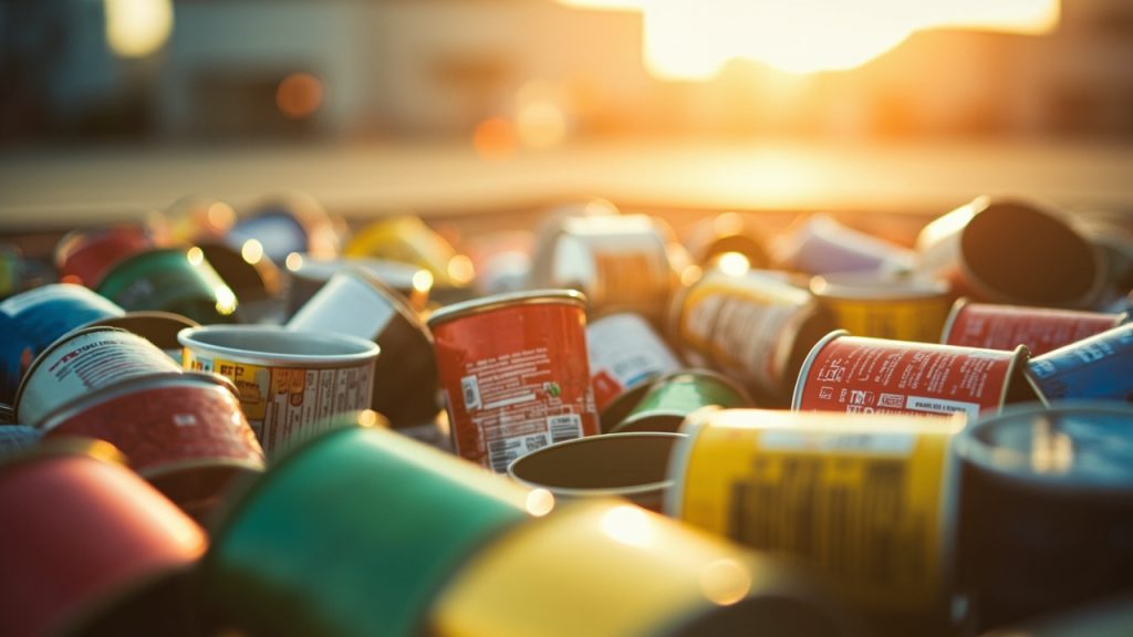 boîtes de conserve : tri simple pour une économie circulaire